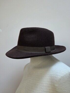 A Nightmare On Elm Street Freddy Krueger Dark Brown Wool Fedora Hat